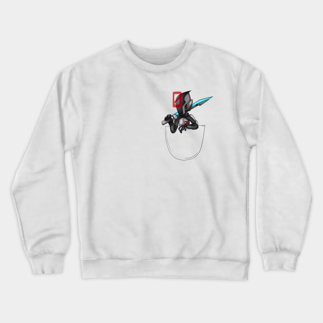 Borderlands Zer0 Pocket Crewneck Sweatshirt by CaptainShivers